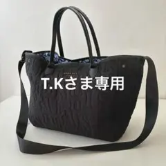 ANNA SUI mini ロゴキルト トートバッグ リバーシブル2WAY黒のサムネイル