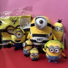 ミニオン ぬいぐるみ・マスコット 6体セット