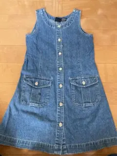 ①-2【GAP】ジャンバースカート　女児Mサイズ