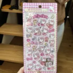 ハローキティ　キティちゃん　立体シール　ドロップシール