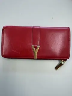 サンローラン レザー長財布 レッドのサムネイル