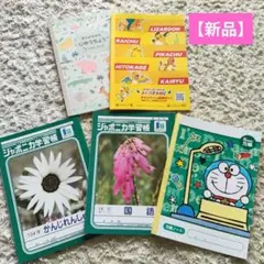 【新品】学習帳セット ジャポニカ ポケモン ドラえもんのサムネイル