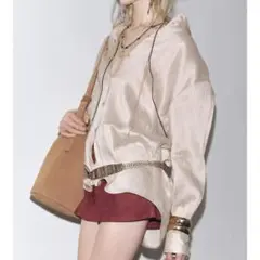 ZARA OVERSIZE LINEN BLEND SHIRT