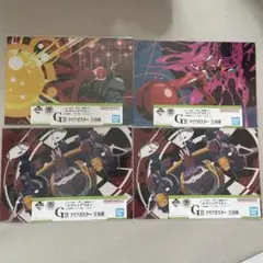 一番くじ　エヴァンゲリオン ヤマト作戦！　Ｇ賞クリアポスター 4点セット