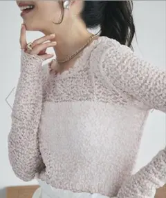 2WAY MIX PINK SHAGGY BUSTIER - メルカリ