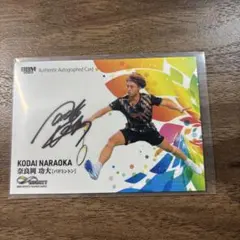 奈良岡功大 直筆サイン入りカード 12/70