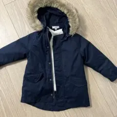 anyFAM フード付きコート 100 ネイビー
