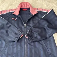 希少】PUMA プーマ プージャー ピンク ネイビー ジャージ