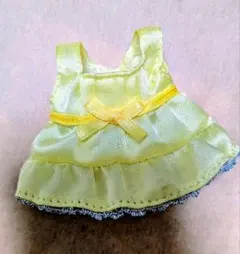 シルバニアファミリー お母さん着せ替え服 黄色ドレス