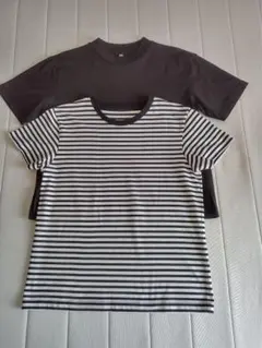 ユニクロ　エアリズムコットンTシャツ　無印良品Tシャツ2点セット　Мサイズ