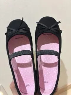 入学式 発表会 リボン付きフォーマルシューズ20.0cm