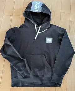 HELLY HANSEN ハリーハンセン ロゴ パーカー ブラック Mのサムネイル