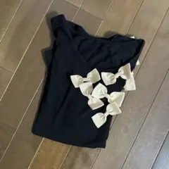 アンドラブ♪リボン♪Tシャツ♪カットソー♪未使用♪QVCのサムネイル