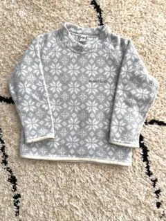 mont-bell 雪の結晶柄 フリースジャケット 90