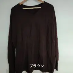 2025AW IENA FineニュージーウールニュアンスVプルオーバー