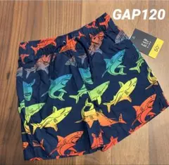 【新品】GAP ギャップ サメ インナーパンツ付 水着 パンツ 120cm