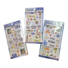 オリオンビール ステッカー 3枚セット Orion 沖縄 シール 立体ステッカー