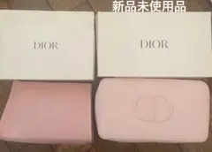 【新品未使用品】Dior ポーチ バニティピンク ロゴ入り ノベルティ セットのサムネイル