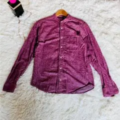 ［URBAN RESERCH］あずき色シャツ(M)/綿100%✨ 差し色のサムネイル