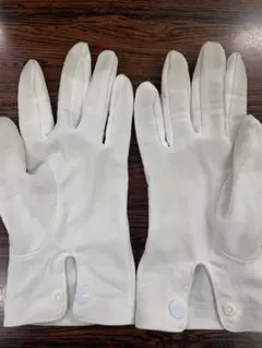 ナイロン100%製白手袋　礼装用白手袋　使用済み　LLサイズ　鉄道　駅員　車掌