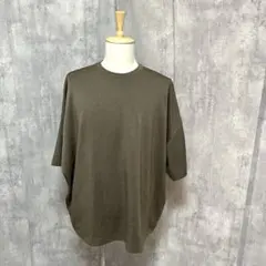 LOWRYS FARM オーバーサイズ　シンプル　カットソー　無地　カジュアル