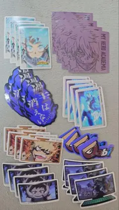 一番くじ　僕のヒーローアカデミア 更に向こうへ　L賞ステッカー　荼毘4セット