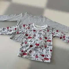 【90cm】長袖Tシャツ 2枚セット