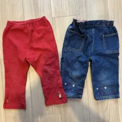 長ズボン 90 クマ