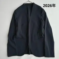 美品 2026年 ICB Fied ノーカラージャケット スーツ ネイビーのサムネイル