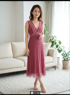 Rebecca Taylor レベッカテイラー:ピンク系レース＆ドットワンピースのサムネイル