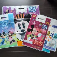 東京ディズニーリゾート 25周年 ハロウィンショップ袋 4枚セット
