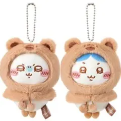 ちいかわ　MINISO ふわふわ　くま　ぬいぐるみチャーム　モモンガ 1点