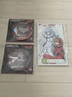 エヴァ 缶バッジ アスカ 綾波レイ