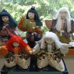 レ*す様 木目込み人形 紅白の連獅子他 まとめ売り