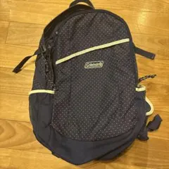Coleman コールマン リュック ドット柄 ネイビーのサムネイル