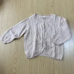 薄手カーディガン　女の子 80cm