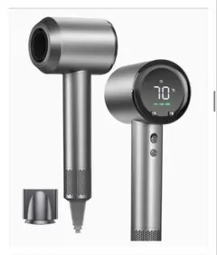 Nasida AI知能恒温ドライヤー 大風量【爆風速乾・時短革命】　グレー