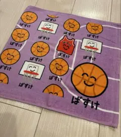 おえかきさんシリーズ ばすけ フェイスタオル