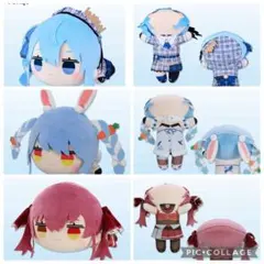 ホロライブプロダクション 寝そべりぬいぐるみ 3点セット