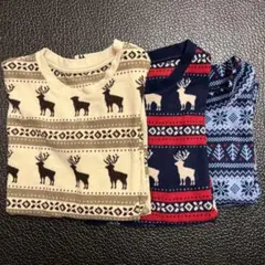 ユニクロフリース部屋着上4枚パーカー１枚 (130㎝×1枚 150㎝×4枚)