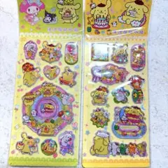 ポムポムプリン ウォーターシール 2枚セット