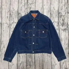 LEVI’S 507XX 片面 革パッチ 片面タブ 濃紺 size38 Levi'sヴィンテージ]希少な片面タブ507XX。製造期間は