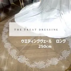【お値下げ中】トリートドレッシング　ウェディングベール　ロング　美品