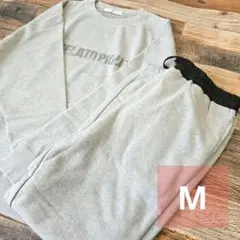 gelato pique HOMME裏毛プルオーバーロングパンツ セットアップM
