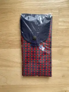 【ファミリア】シュパット　コンパクトバッグ　Mサイズ　赤系　エコバッグ