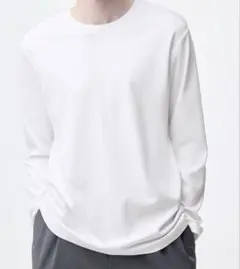 ソフトコットンクルーネックT(長袖)