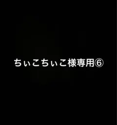 ちぃこちぃこ様専用⑥