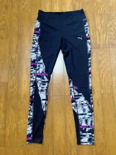 PUMA タイツ dryCELL ブラック ピンク スポーツウェアのサムネイル