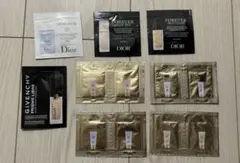 Dior／Elegance／GIVENCHY デパコスファンデ＆下地試供品セット