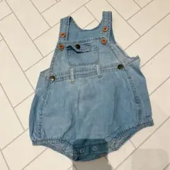 韓国ベビー デニムサロペット ロンパース 70-80